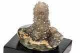 Tall, Amethyst Stalactite Formation With Wood Base - Uruguay #121347-1